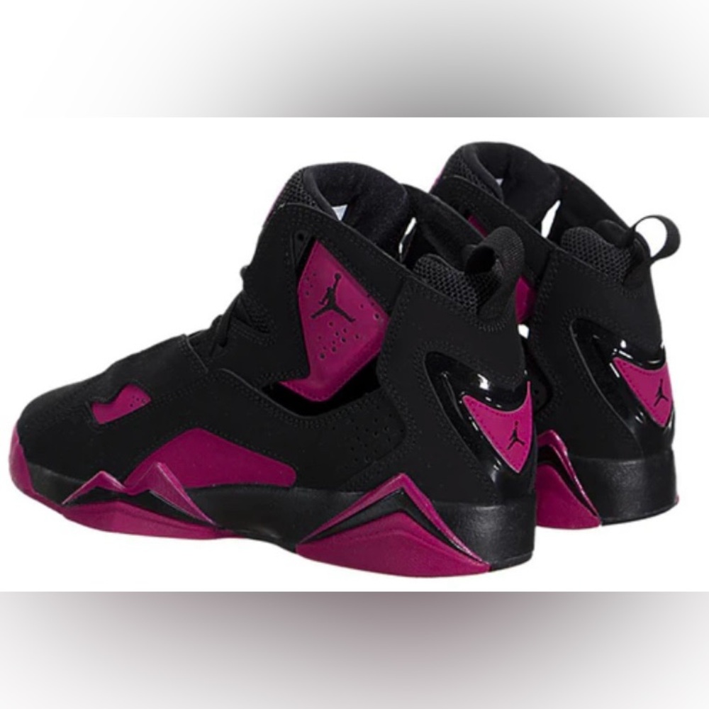 Jordan True Flight GG Black Sport Fuchsia NIB - Picture 3 of 9
